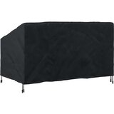 vidaXL Pokrivač za vrtnu klupu Crna 160 x 100 x 61 / 89 cm 420D tkanina | shoptok.hr
