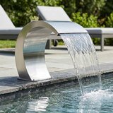  Fontana u Bazenu Srebrna 61 x 30 x 71 cm Nehrđajući čelik | shoptok.hr