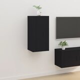 vidaXL Zidni TV ormarić crna 40x34,5x80 cm Cijene