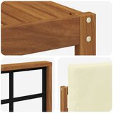  Set vanjskih sofa 6 kom. Prirodna i krem | shoptok.hr