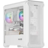 Irid 503 Mini Tower Transparent, White