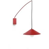 Kave Home Rdeča stenska svetilka ø 35 cm Kally – | Shoptok.si
