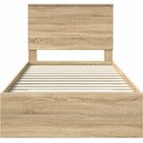  Krevetna konstrukcija s ladicama Sonoma hrast 100 x 200 cm | shoptok.hr