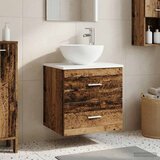  Umivaonik s montiranjem na zid Staro drvo 49,5 x 35 x 63 cm | shoptok.hr