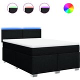 Maison Chic Box spring postelja - Vzmetna postelja z vzmetnico črna 140x200 cm blago SL23443, (21879888) | Shoptok.si