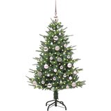 vidaXL Umjetno božićno drvce s rasvjetom i setom kuglica Zelena 120 cm | shoptok.hr