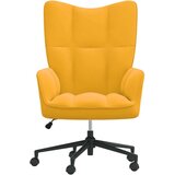  Stolica za opuštanje boja senfa baršunasta | shoptok.hr