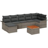  Sjedeća garnitura za vrt 8 kom. poliratan 297,5 x 132,5 x 69 cm | shoptok.hr