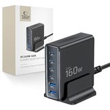 TECH-PROTECT NAMIZNI POLNILEC 160 W ZA IPHONE 13 14 16E ​​​​17E QC3.0 6-VRATNI, (5000259939) Cene