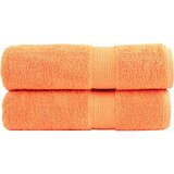 vidaXL Premium brisače 2 kos oranžna 70x140 cm 600 g/m2 100 % bombaž Cene