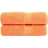 vidaXL Premium ručnici za tuširanje SOLUND 2 kom narančasti 70x140 cm 600 gsm - Narančasta 70 x 140 cm 2 | shoptok.hr