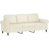  2-dijelni set sofa s jastucima krem baršunasti | shoptok.hr
