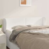  Uzglavlje s ušima bijeli 147x23x78/88 cm od umjetne kože | shoptok.hr