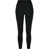 UC Ladies Women's high-waisted shiny stripe leggings black/black cene