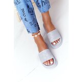 Kesi Dámské módní pantofle Big Star - šedivé | shoptok.hr