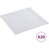 vidaXL Samoljepljive podne obloge 20 kom PVC 1,86 m² bijele Cijene
