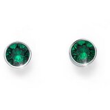  Ženske oliver weber uno emerald mindjuše sa swarovski zelenim kristalom ( 22623.205 ) Cene