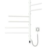  Električni rotirajući sušač za peškire sa termostatom ARABESQUE 105W 80x49 cm bela | Eponuda.com