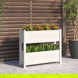 vidaXL Sadilica bijela 77 x 25 x 66 cm od masivne borovine | shoptok.hr