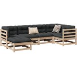  6-dijelni set vrtnih sofa od masivne borovine | shoptok.hr