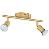 Eglo Buzz-LED Spot rasveta, GU10, 2x2.8W, IP20, Brušeni mesing Cene