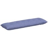 vidaXL Poglavni vzglavnik Jeans modra 160 x 19 x 50 cm blago, (5000278284) | Shoptok.si