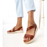 Gemre Brown wedge sandals Verkado | ePonuda.com