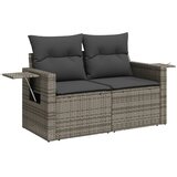  11-dijelni set vrtnih sofa od poliratana s jastucima sivi | shoptok.hr