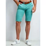 Fashionhunters Green Men's Chin Oversize Shorts
