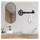 WALLXPERT metalna zidna kuka crna boja magic key | ePonuda.com
