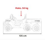 Ramiz Otroški avto na akumulator buggy 6x6 modra | Shoptok.si