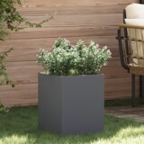 vidaXL Vrtna saksija Antracitno siva 50 x 32 x 40 cm | shoptok.hr