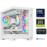 ANNI gaming namizni računalnik Gamer 7 265KF/64GB/2TB SSD/Windows 11 Home/RTX 5070 Ti/bela | Shoptok.si