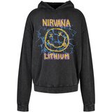 Mister Tee Lithium Oversize Acid Black Hooded | shoptok.hr