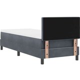 Box spring krevet Tamno siva 80 x 200 cm Baršun | shoptok.hr