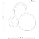 Brilagi Zidna lampa VULCANO 1xG9/8W/230V crna/zadimljena crna | Eponuda.com