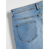 Reserved - Slim traperice isprana izgleda - plava | shoptok.hr