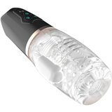 Funny Me Rocket Cup - usisno-vibrirajući masturbator (prozirno-crni) | shoptok.hr