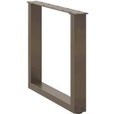  Noge za klub stolić U-oblik 2 kom Prirodni čelik 50 x (42-43) cm Čelik | shoptok.hr