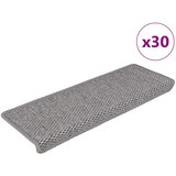  Samoljepljivi otirači za stepenice 30 kom 65x21x4 cm srebrni | Shoptok.si