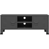  Industrijski TV ormarić antracit 105 x 35 x 42 cm metalni | shoptok.hr