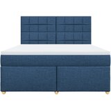  Krevet s oprugama i madracem plavi 180x200 cm od tkanine | shoptok.hr