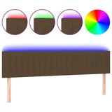  Uzglavlje tamnosmeđe 160x5x78/88 cm od tkanine | shoptok.hr