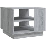 Maison Chic Klubska mizica - kavna mizica - Nizka mizica siva sonoma 55x55x43 cm iverna plošča, (21753274) Cene