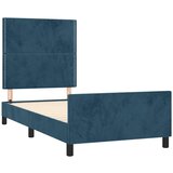  Okvir za krevet bez madraca tamnoplavi 80x200 cm baršunasti | Eponuda.ba