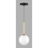 Squid Lighting Viseča svetilka v zlati barvi s steklenim senčilom ø 15 cm One – Cene