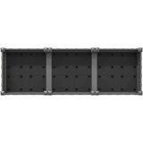  Vrtni saksija s kotačima Svjetlosiva 120 x 40 x 33 cm PP | shoptok.hr