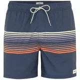 Rip Curl Kratke kopalne hlače 'SURF REVIVAL VOLLEY' nočno modra / oranžna / bela