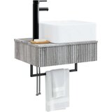  Zidni sudoper Siva Sonoma 53 x 35 x 39 cm Konstruirano drvo | Eponuda.ba