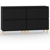  Komode 2 kom crne 60x35x70 cm od konstruiranog drva | Eponuda.ba